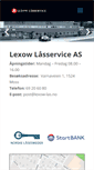 Mobile Screenshot of lexow-las.no